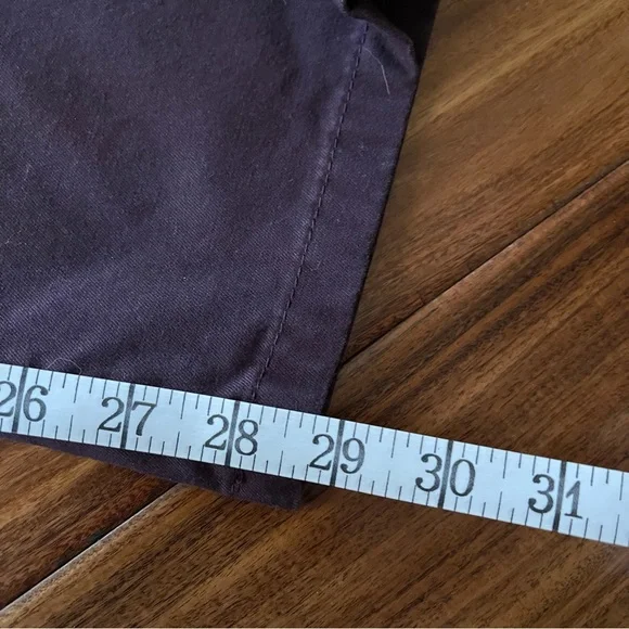 Banana Republic Men’s Fulton Chino Skinny Fit Cotton Burgundy Pants - Picture 9 of 10